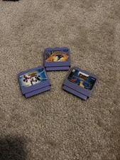 Vtech V Smile Superhero Game Cartridge Lot two Spiderman, simba s big adventure