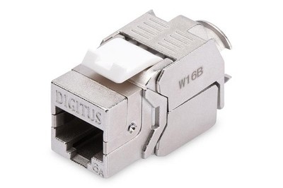 Keystone Jack DIGITUS Cat6a RJ45 geschirmt Metall Set 24Stk.