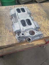 Creitz Vintage Early Design 2x4 Dual Quad Chevy Sbc 283 237 350 Intake Manifold