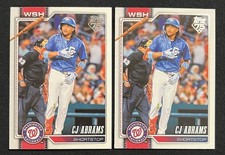 2026 Topps Series 1  - CJ Abrams - Nationals - #152 + Extra