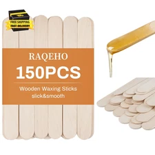 Wooden Wax Sticks for Hair Removal -  150PCS Waxing Stick Spatula Applicator for