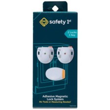 Safety 1st HS291 White Plastic Adhesive Magnetic Cabinet Lock Key with Screws