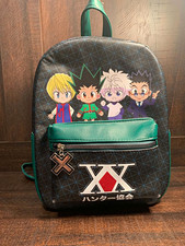 Hunter x Hunter Mini Backpack Faux Leather Green/Black Gon Killua Kurapika