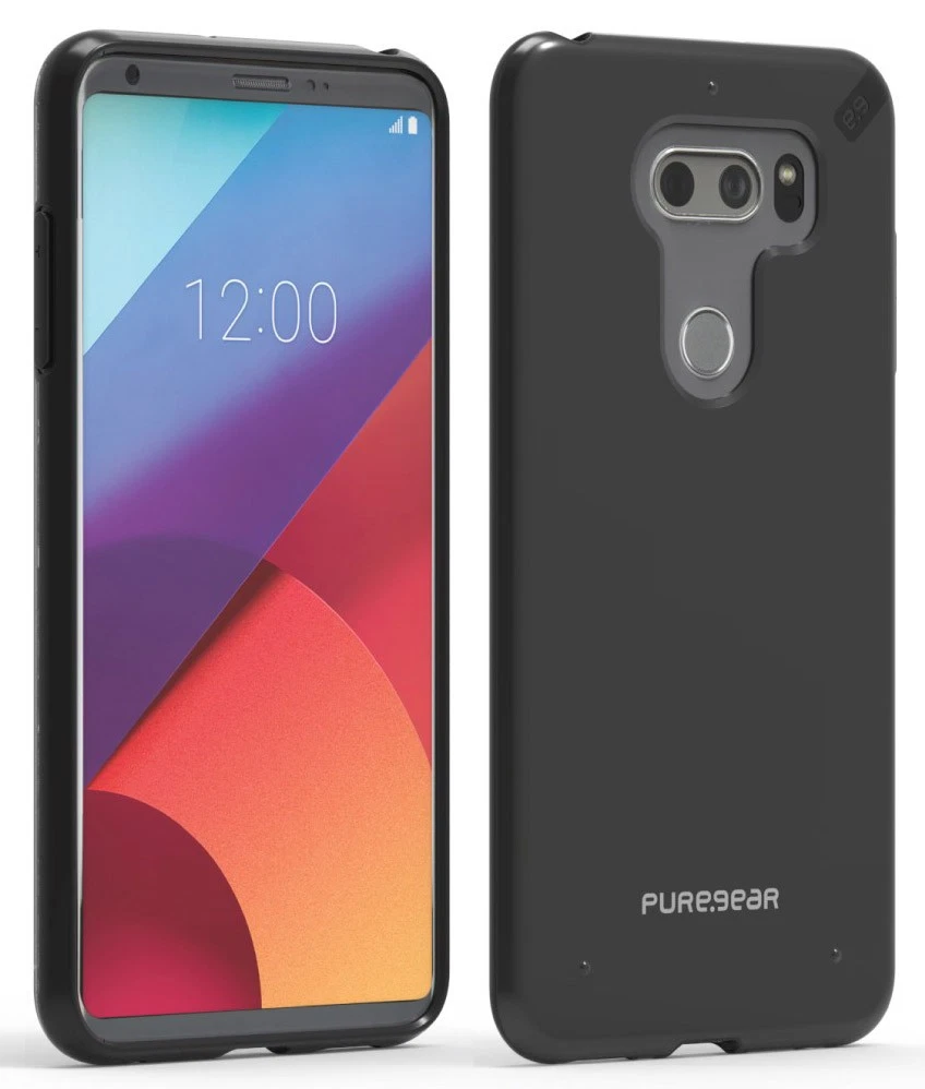 Housse Pour LG V30 Housse Pour Coque De Protection S-View Folio Flip Cover Advansia Windows View Flip Cover Noir