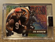 Wild Card QB1 On The Clock Joe Burrow 2026 Serial Numbered 8/10 Football Card