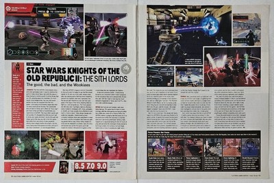 Star Wars Knights of the Old Republic II 2 The Sith Lords Game Review Print 2005