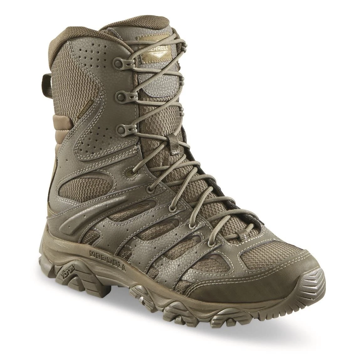 Merrell Men's Moab 3 8" Tactical Zip Waterproof Olive Boot
Opens in a new window or tab