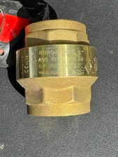 EUROBLOCK 100002 Brass Threaded 2in Npt Check Valve, NEW