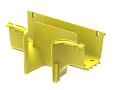 CommScope / Amphenol - FGS-MDSP-A - FSG Fiber Raceway Downspout, 4 in.x 4 in.,