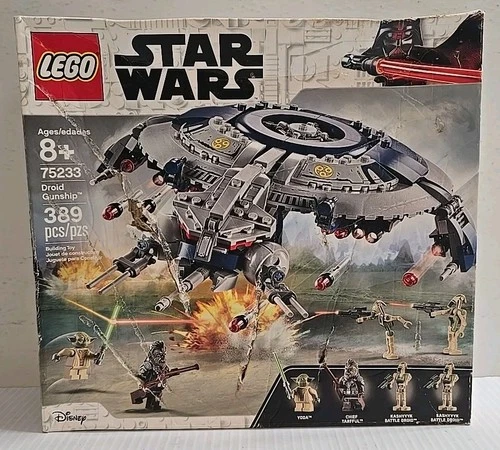 LEGO Star Wars: 75233 Droid Gunship Retired Rare Damaged Box Read