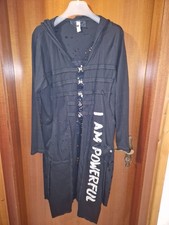 Tredy, tolle lange Shirt Jacke, Größe 2,40-42, Schwarz, Träumchen, Statement 😍