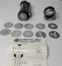 Wilton Cookie Pro Ultra Cookie Press Stainless Steel 10 Shapes -A-
