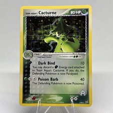 Team Aqua's Cacturne Holo 1/95 Team Magma vs Team Aqua LP on eBay