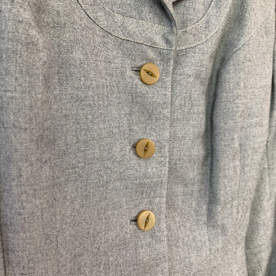 Blazer de lana HXG vintage hecho en Unión falda lápiz traje para mujer 4 XS Foto 3 de 4