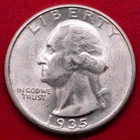 1935 WASHINGTON QUARTER