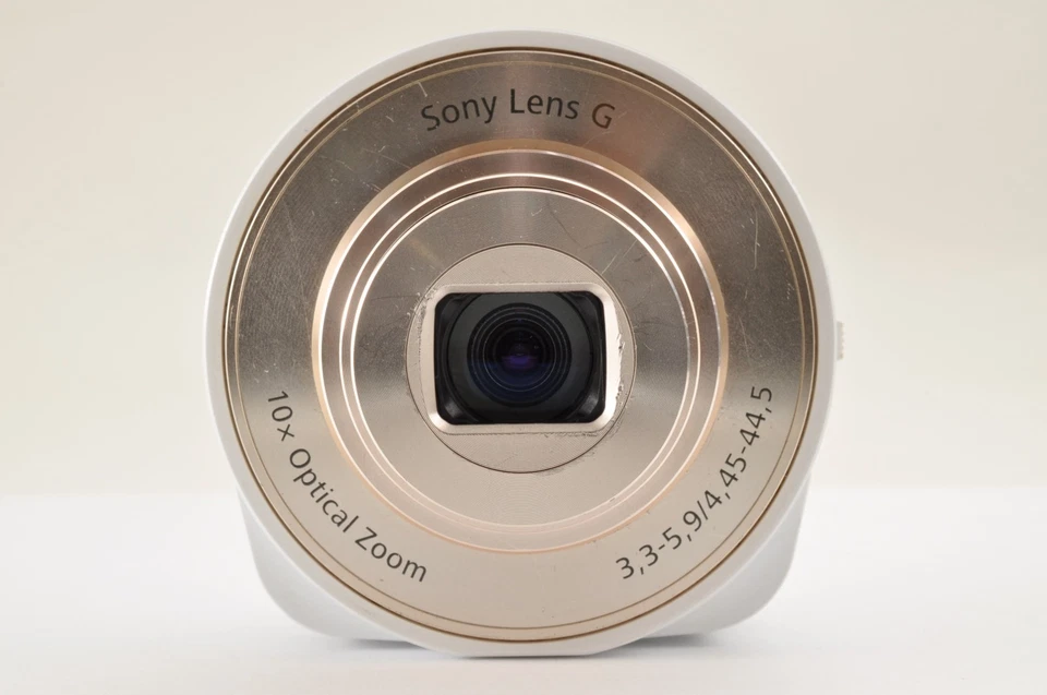[Excellent+5] Sony Cyber-Shot DSC-QX10 Lens Style Digital Camera White Wi-Fi USA - Image 3 of 4