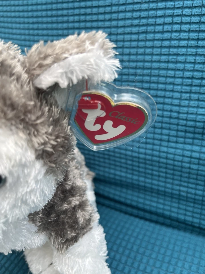 Ty Classic 'SLUSH' the Husky Dog [2001] 13", perfect cond., with Tags - Image 3 of 4