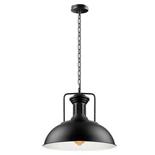 Image of Industrial Pendant Light Vintage Metal Dome Ceiling Lamp Shade Kitchen Island