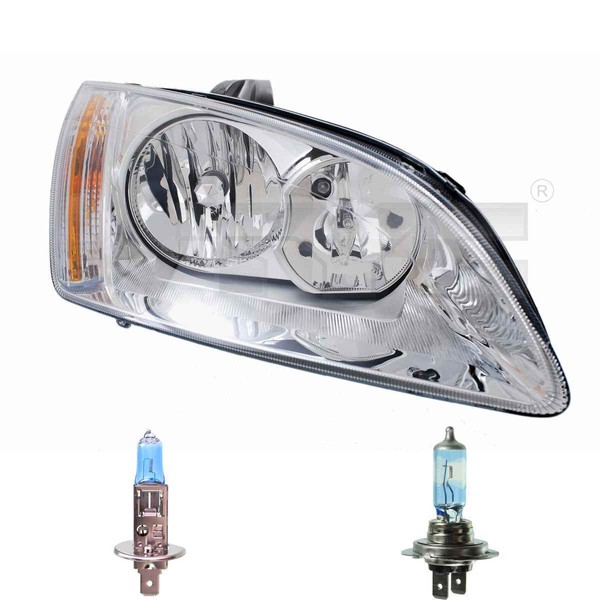Scheinwerfer Rechts Chrom H1/H7 FüR Ford Focus Ii Da_ Hcp Dp Ffs Inkl. Lampen-image
