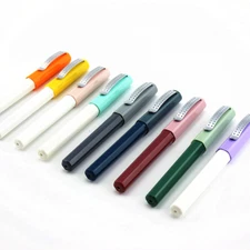 Extra Fine Nib - Wide Barrel Fountain Pen - Includes Ink Converter, Jinhao 166