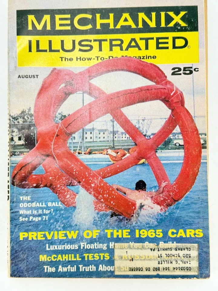 1965 Lot 0f 3 Mechanix Illustrated Magazine Jet Bus - New Cars - GE Machine Man Foto 4 de 4