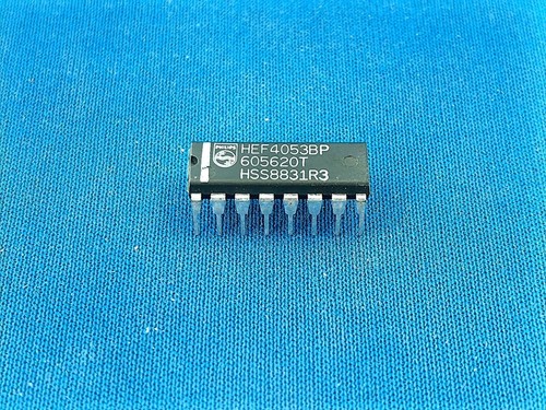 2 x Genuine HEF4053BP Philips Quadruple D-latch 4053 IC | eBay