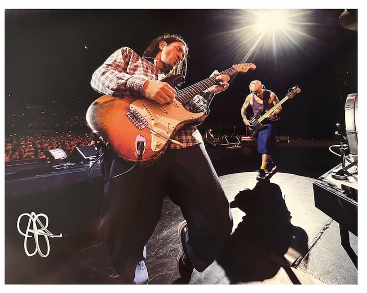 John Frusciante 11 x 14” Signed Photo Print Ltd Ed Of 20 John Frusciante 11 x 14” Signed Photo Print Ltd Ed Of 20