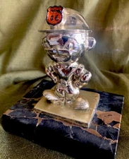 VINTAGE PHILLIPS 66 GAS SERVICE MAN AWARD ADVERTISING FIGURE MASCOT
