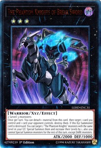 The Phantom Knights of Break Sword - LEHD-ENC31 - Ultra Rare - 1st Edition x3 -