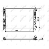 KüHler WasserküHler MotorküHler Passend FüR Lancia Lybra 839AX 1.6 16V 839 839BX