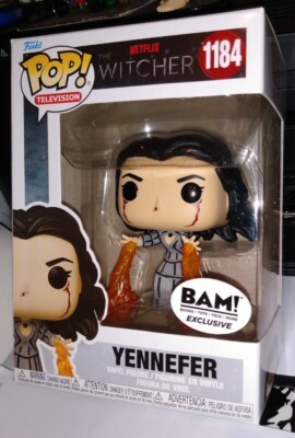 Funko Pop The Witcher Battle Yennefer Flame Spell BAM Exclusive #1184 In Hand 