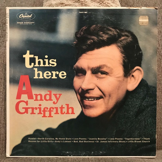 ANDY GRIFFITH 1959 "THIS HERE ANDY GRIFFITH" CAPITOL T1215 eBay