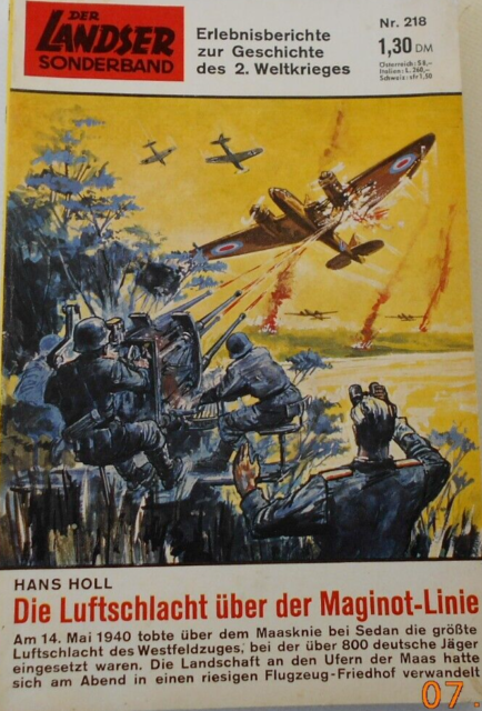 Der Landser Sonderband Nr. 218 "Die Luftschlacht über der Maginot-Linie&#034