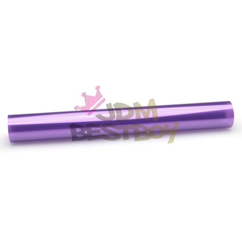 12"X84" Glossy Hot Purple Tint Headlights Fog Lights Sidemarker Vinyl Sticker - Picture 3 of 10