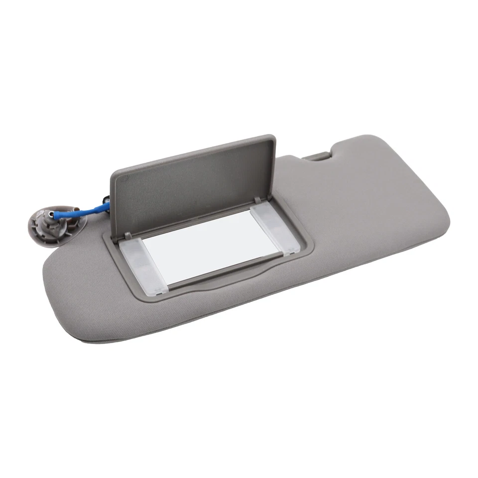 FOR 2017-2022 Honda CR-V Left Driver Side Interior W/Mirror Light Sun Visor Gray - Image 3 of 4