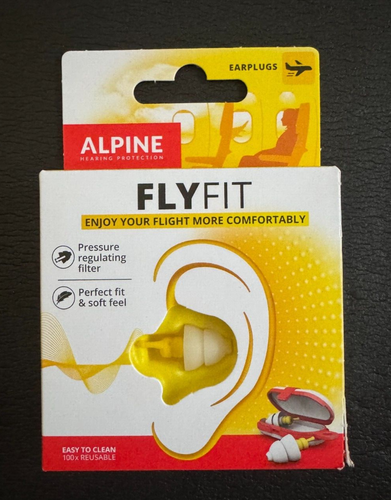 Flyfit Alpine hearing protection earplugs yellow