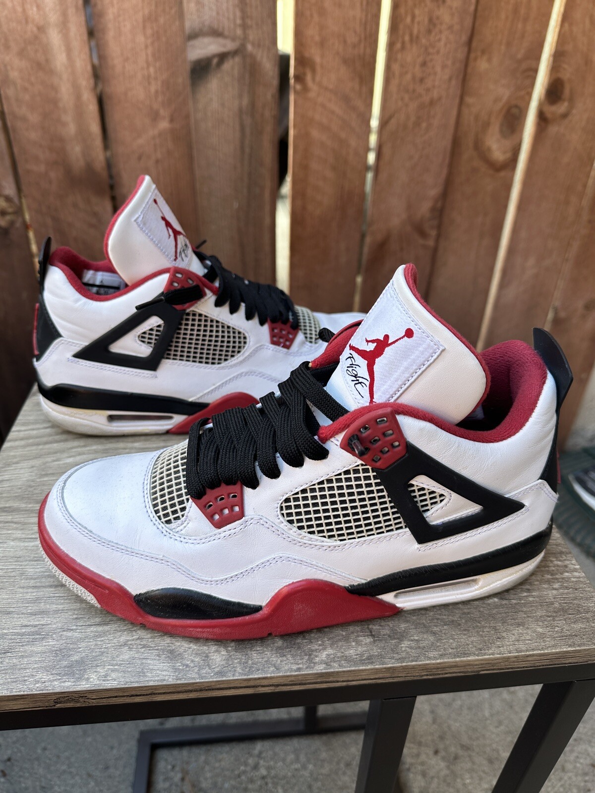 Size 10 - Jordan 4 Retro Fire Red 2012 