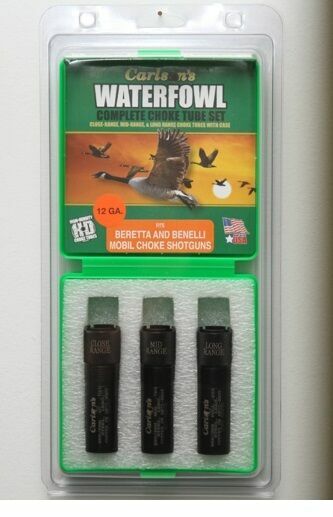 Carlson's Waterfowl 12 Gauge Complete Choke Tube Set - Black