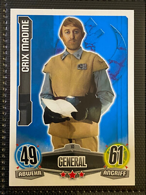 Star Wars Force Attax Movie Cards Serie 1 Karte 10 Crix Madine