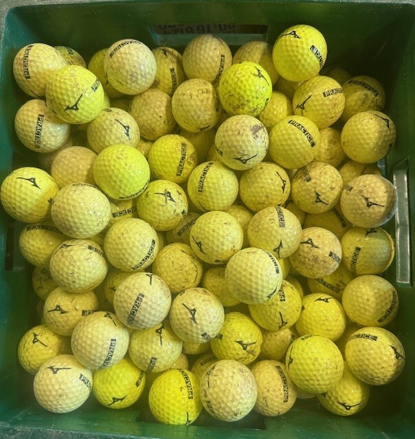 Mizuno driving range golf balls bulk/used. 250300 balls per box eBay