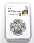 1945 Walking Liberty Half Dollar Miles Standish MS66 NGC *1394