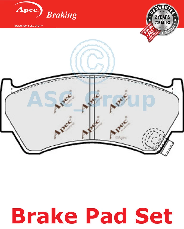 Jeu De Plaquettes De Frein Avant Apec Qualité OE Remplacement PAD1139 - Photo 1/1