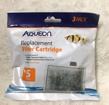 Aqueon Aquarium Fish Tank Replacement Filter Cartridges Small - 3 pack