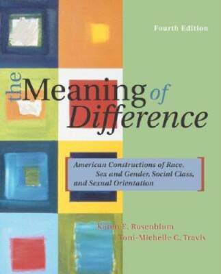 The Meaning of Difference: American Constructions of Race, Sex and G - VERY GOOD