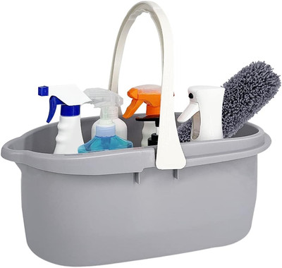 3.4 Gallon (13L) Large Plastic Mop Bucket with Handle for House Cleaning - Mu...