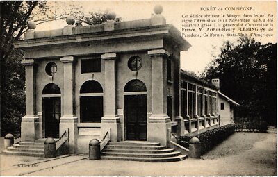 Old postcard Foret de Compiegne Le Wagon (1187103)