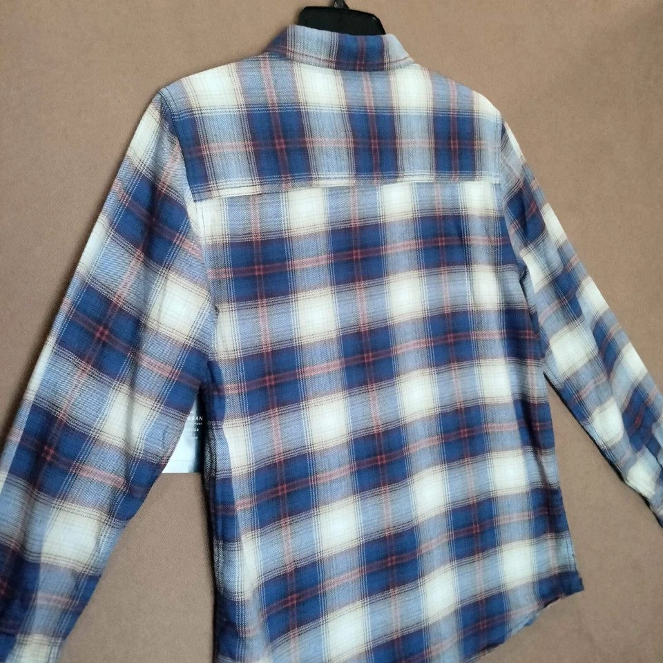 Nwt lucky brand plaid shirt XL big boys red and blue 100% cotton - Image 4 of 4