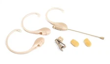 OSP Short Boom For Kids Tan Earset Mic w/Changeable Earpiece for Shure Systems 