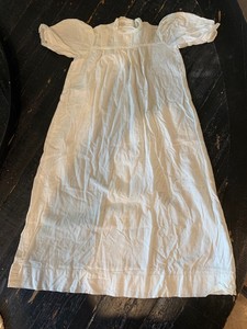 Hecha A Mano Antigua Ropa Vintage Vestido Vestido de bautizo niños muñecas  del bebé | eBay
