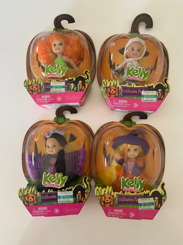 HALLOWEEN PARTY KELLY SET OF 4 KELLY BARBIE DOLLS NRFB - 2006